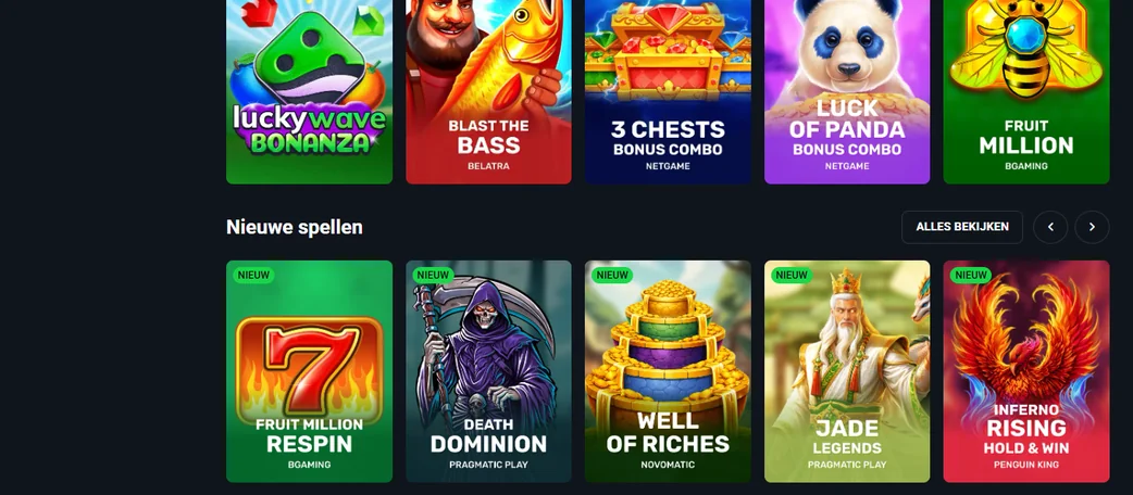 Browse topspellen Lucky Wave Casino